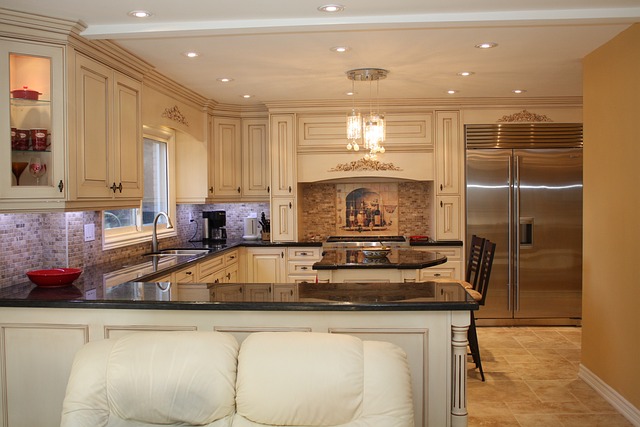 Elegant kitchen with natural counter top.  Helotes Remodeling Contractors can give you the kitchen of your dreams.